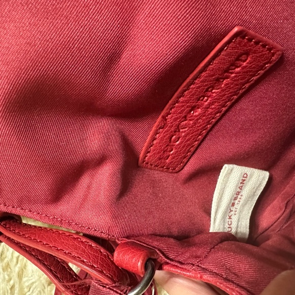 Lucky Brand Red small Shoulder/Crossbody Bag. - Picture 10 of 15